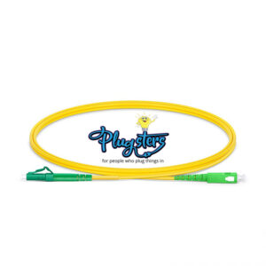 OS2 LC/APC to SC/APC Simplex OFNR 2.0mm Fiber Patch Cable